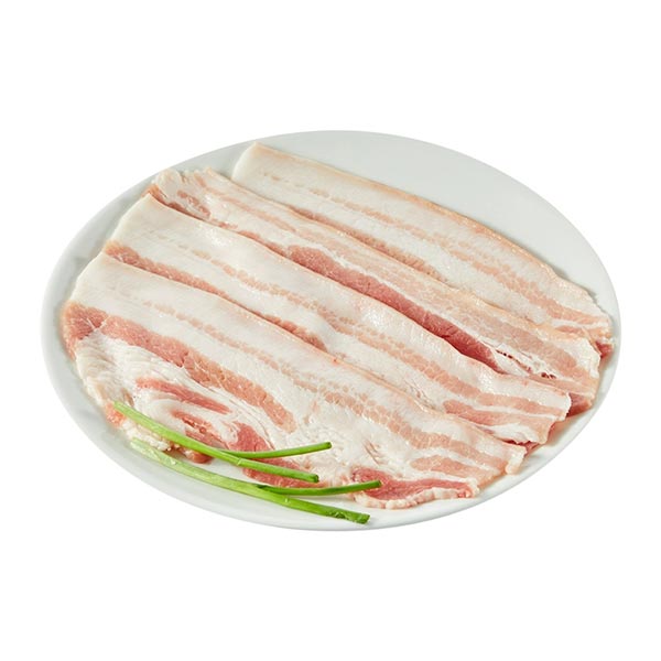Pork belly slices