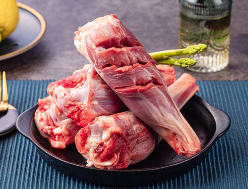 The meat of sheep tendon has high toughness.