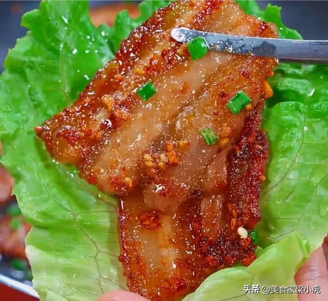 How to cook barbecue at home (use a pan to make the family version of grilled pork belly) (2)